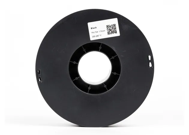 Фото 3 - Black TPU 75A Filament for 3D Printer 1 kg