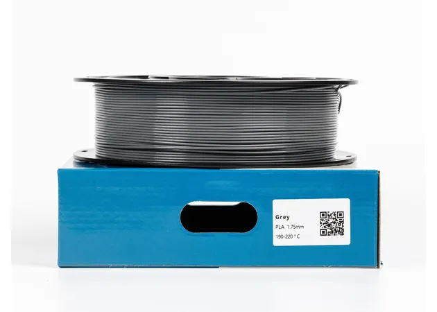 Фото 2 - PLA Grey RAL 7036 Filament 1 kg 1.75 mm