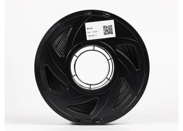 Фото 3 - Чорний PLA пластик для 3D принтера | Pla RAL 7021 Black grey 1кг | 1.75мм | 330м