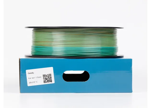 Фото 2 - PLA Silk Rainbow Candy Filament ALL3DP 1 kg