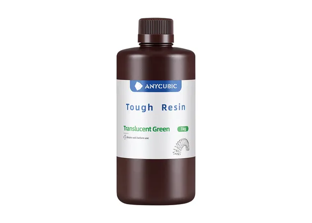 Фото 3 - Translucent Green Tough Flexible UV Resin Anycubic 1kg