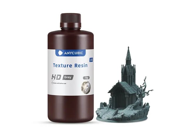 Фото 2 - Anycubic Texture Resin 14K HD Gray 1 kg