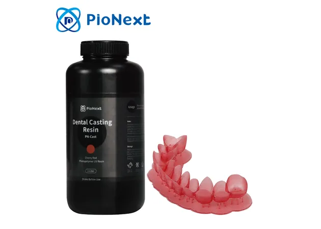 Фото 3 - Dental Casting Resin PioNext Cherry Red for 3D Printing 0.5 kg