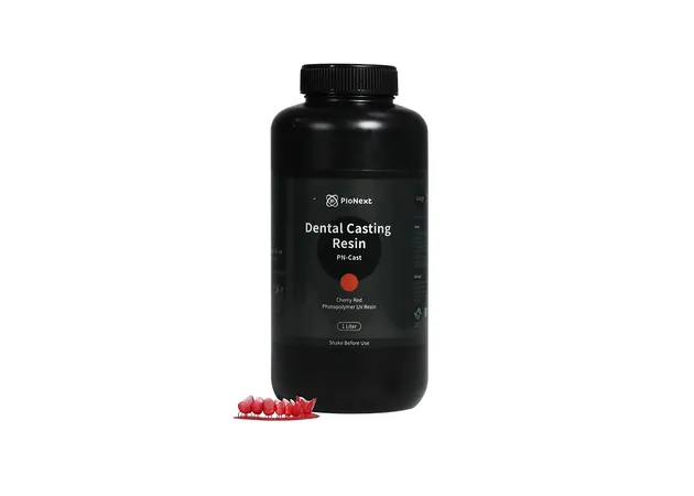 Фото 6 - Dental Casting Resin PioNext Cherry Red for 3D Printing 0.5 kg
