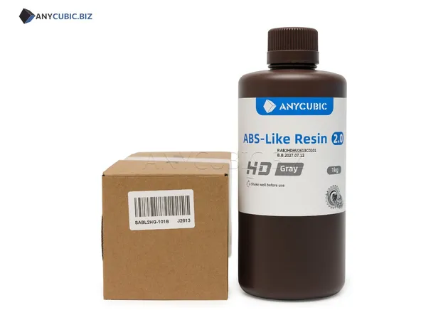 Фото 2 - Anycubic ABS-Like Resin 2.0 HD Gray 1 kg