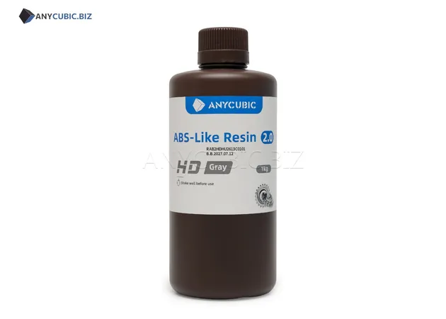 Фото 3 - Anycubic ABS-Like Resin 2.0 HD Gray 1 kg