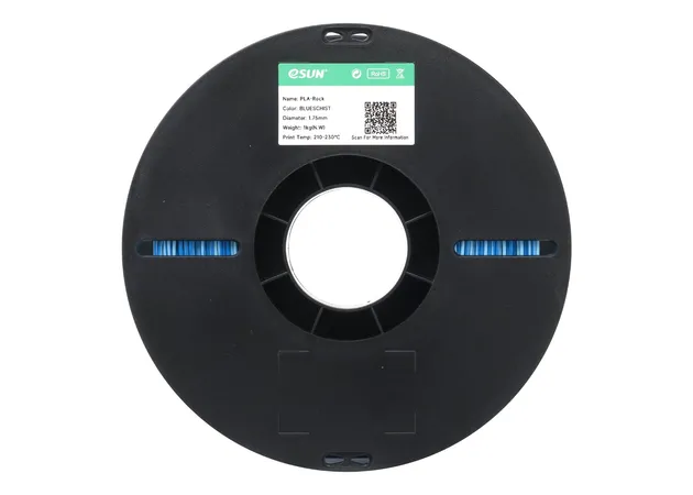 Фото 3 - eSUN PLA-Rock Blueschist Filament 1 kg | Blue Stone Effect PLA