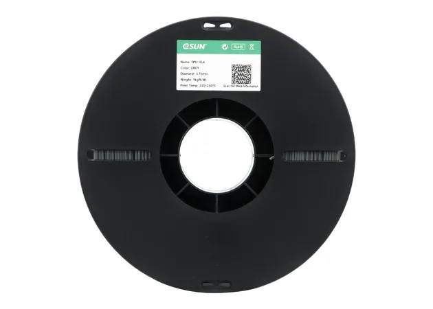 Фото 3 - eSUN TPU-95A Grey Filament 1 kg | Flexible TPU Shore 95A