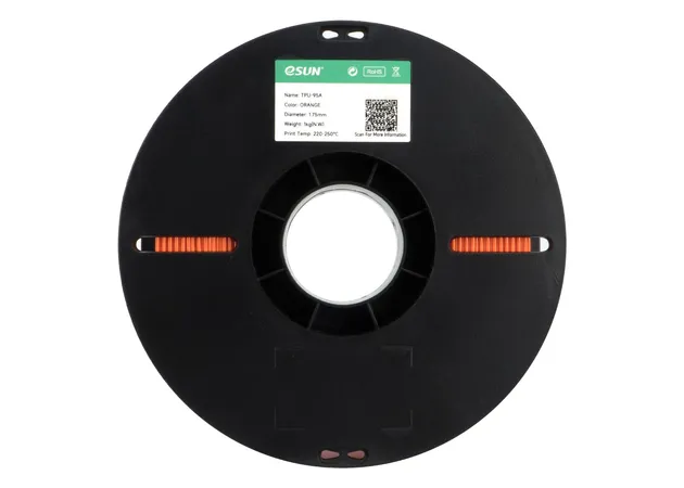 Фото 3 - eSUN TPU-95A Orange Flexible TPU Filament 1 kg