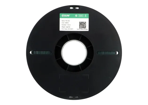 Фото 3 - eSUN TPU-95A Green Filament 1 kg | Flexible TPU Shore 95A